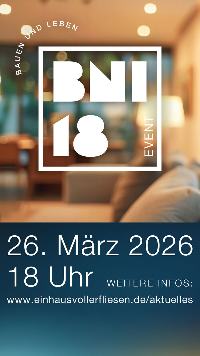 BNI18 Event Ein Haus voller Fliesen Chemnitz 2026